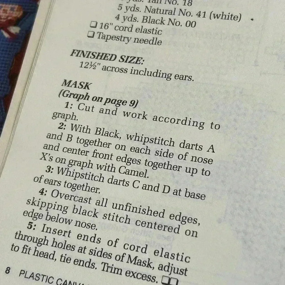 5/$25 plastic canvass ANNIE ATTIC embroidery craft book tutorial - Picture 6 of 8